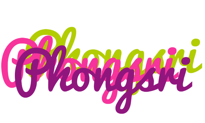 Phongsri flowers logo