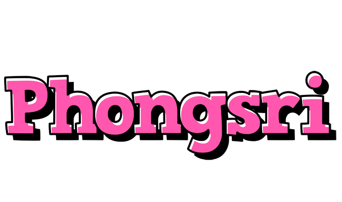 Phongsri girlish logo