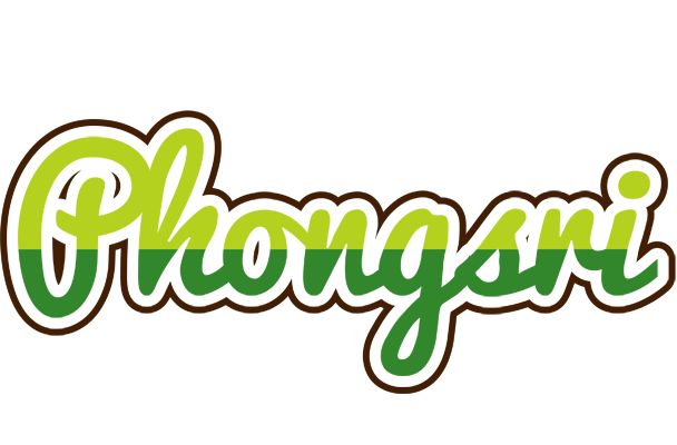 Phongsri golfing logo