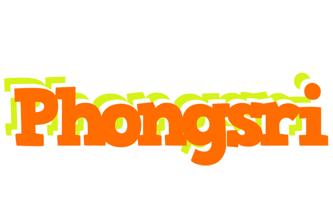 Phongsri healthy logo