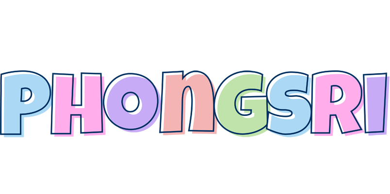 Phongsri pastel logo