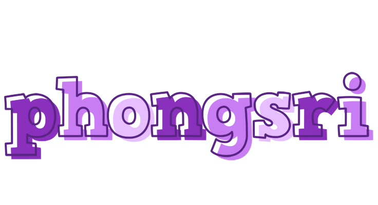 Phongsri sensual logo