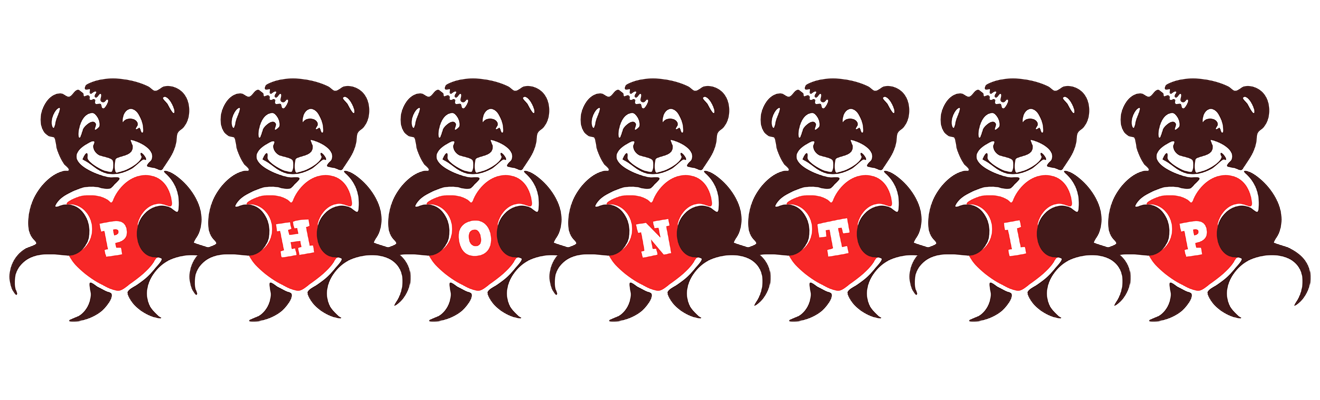 Phontip bear logo