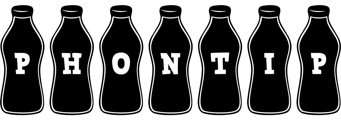 Phontip bottle logo