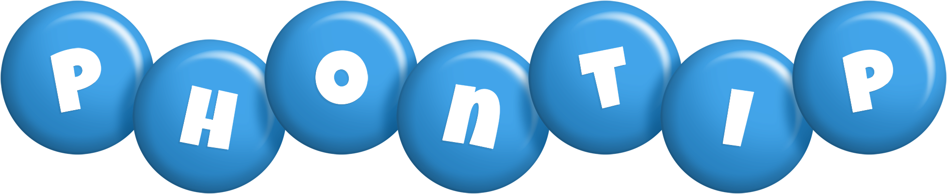 Phontip candy-blue logo