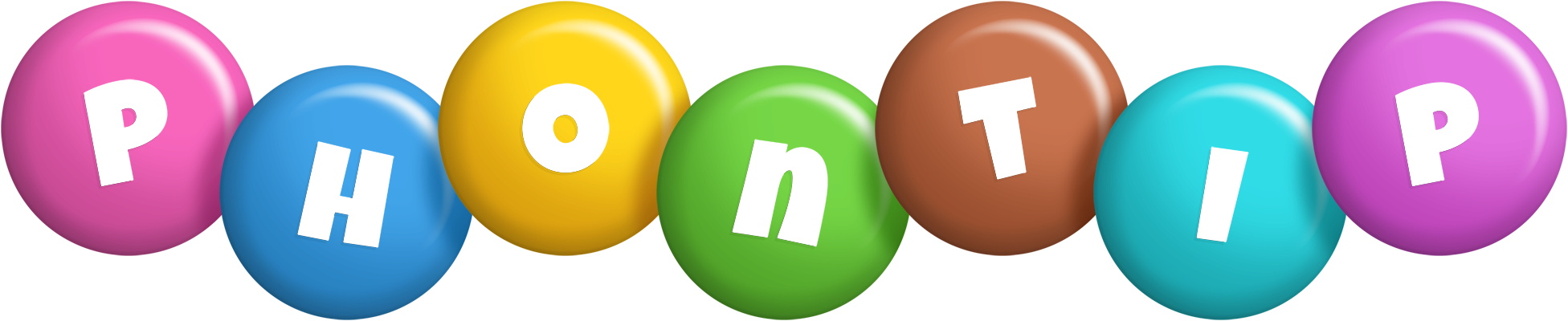 Phontip candy logo
