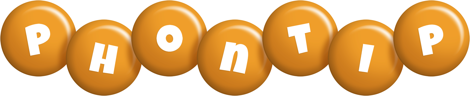 Phontip candy-orange logo