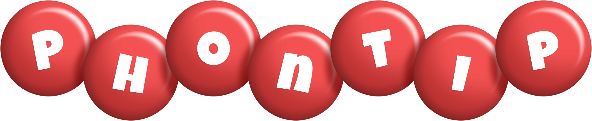 Phontip candy-red logo