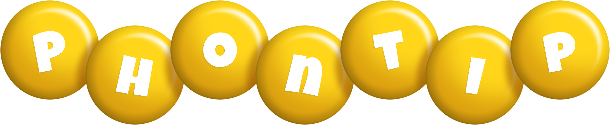 Phontip candy-yellow logo