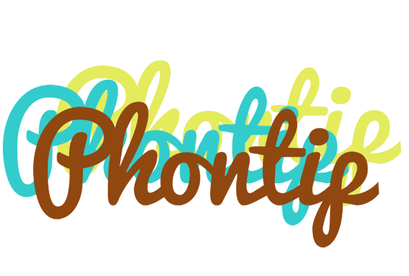 Phontip cupcake logo