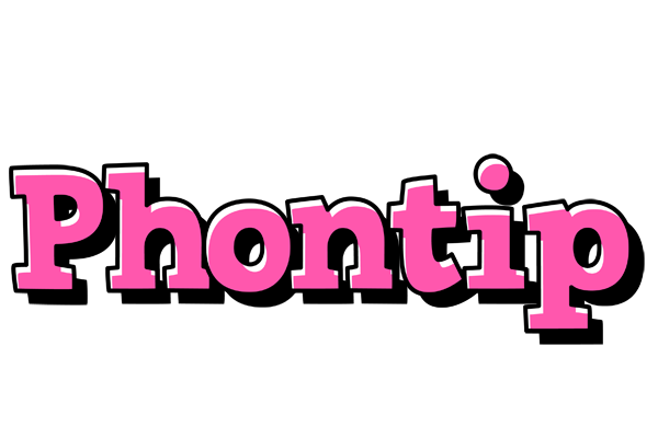 Phontip girlish logo