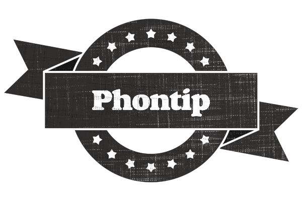 Phontip grunge logo