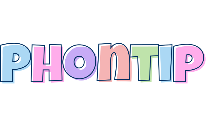 Phontip pastel logo