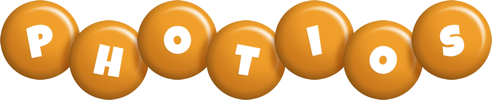 Photios candy-orange logo