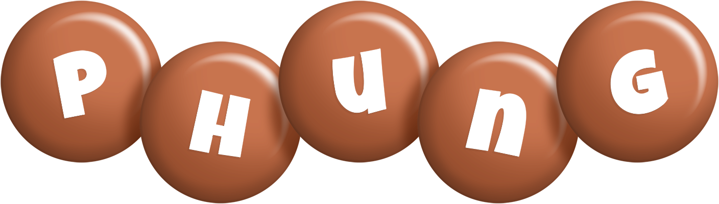 Phung candy-brown logo