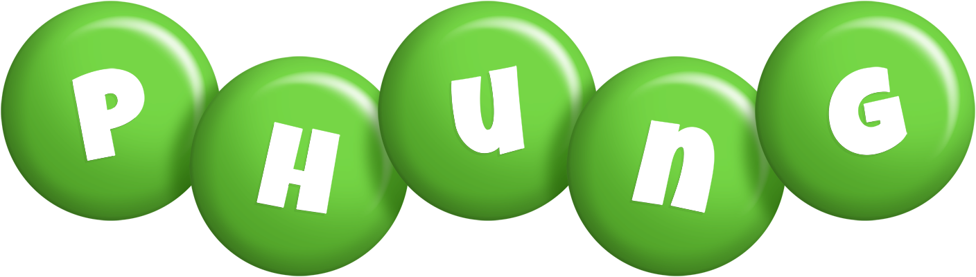 Phung candy-green logo