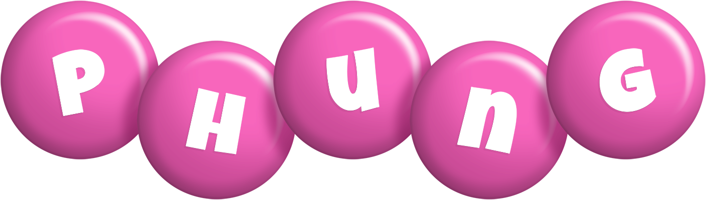 Phung candy-pink logo