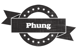 Phung grunge logo