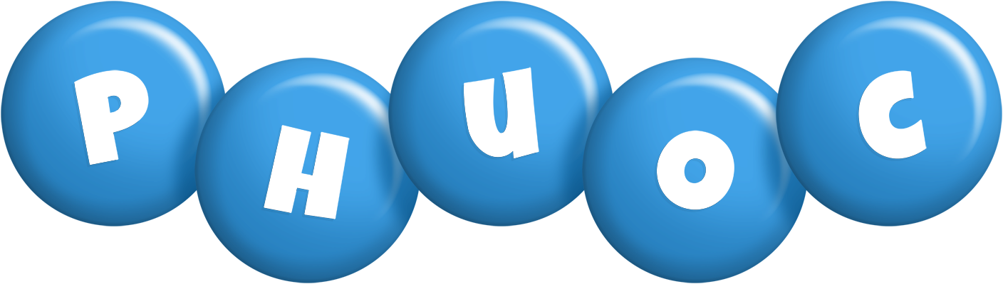 Phuoc candy-blue logo