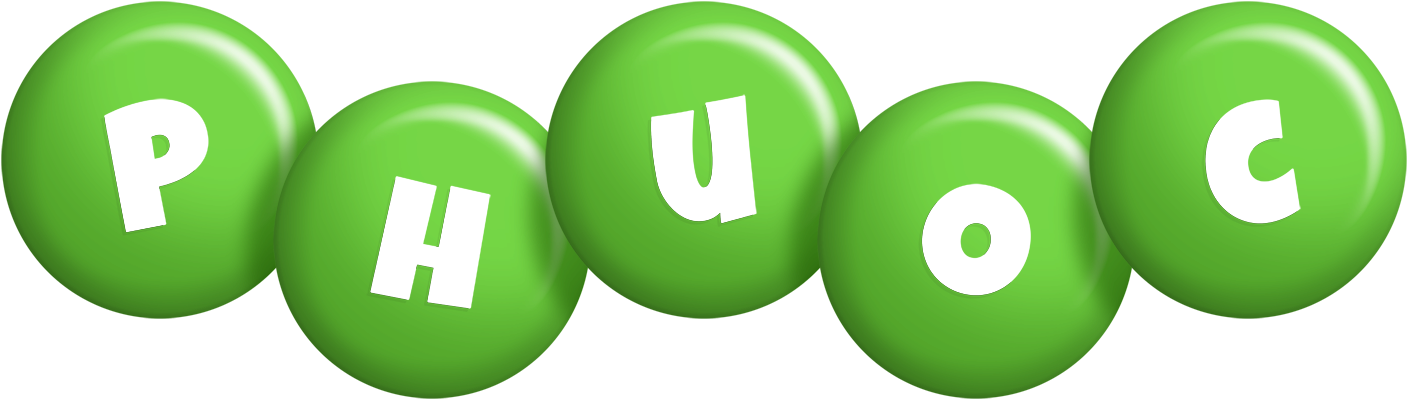 Phuoc candy-green logo
