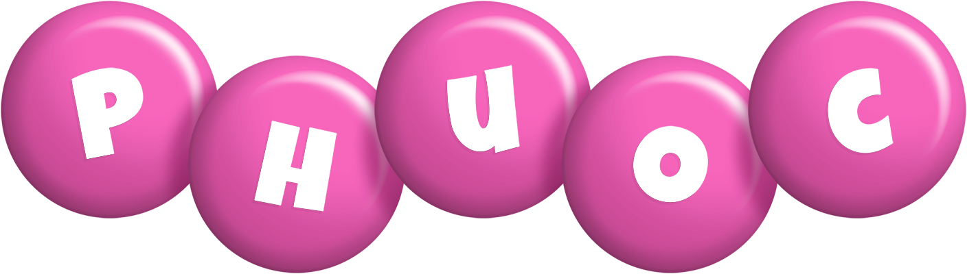 Phuoc candy-pink logo