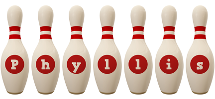 Phyllis bowling-pin logo