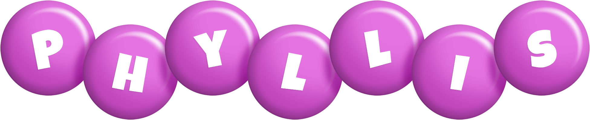 Phyllis candy-purple logo