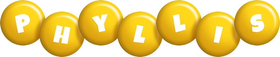 Phyllis candy-yellow logo