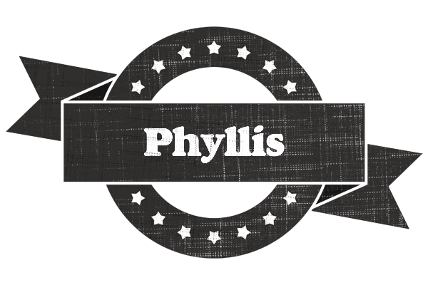 Phyllis grunge logo