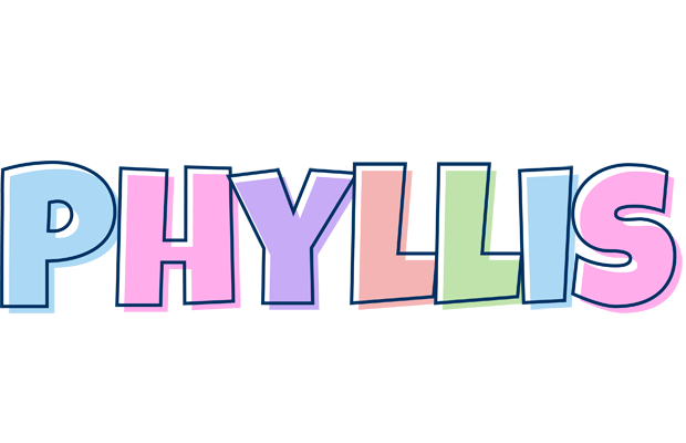 Phyllis pastel logo