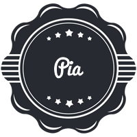 Pia badge logo