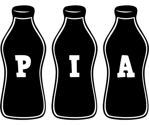 Pia bottle logo