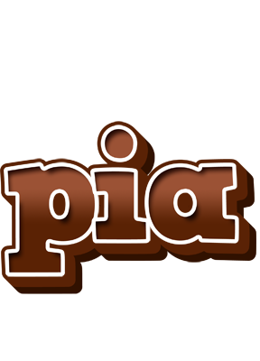 Pia brownie logo