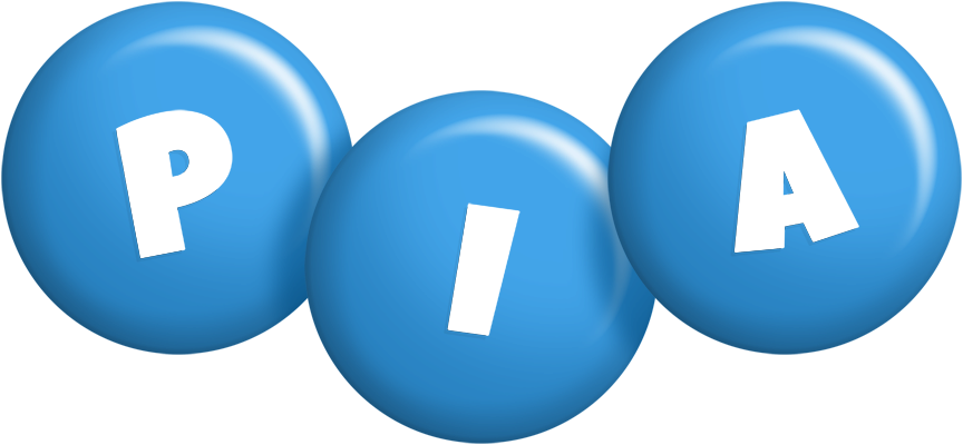 Pia candy-blue logo