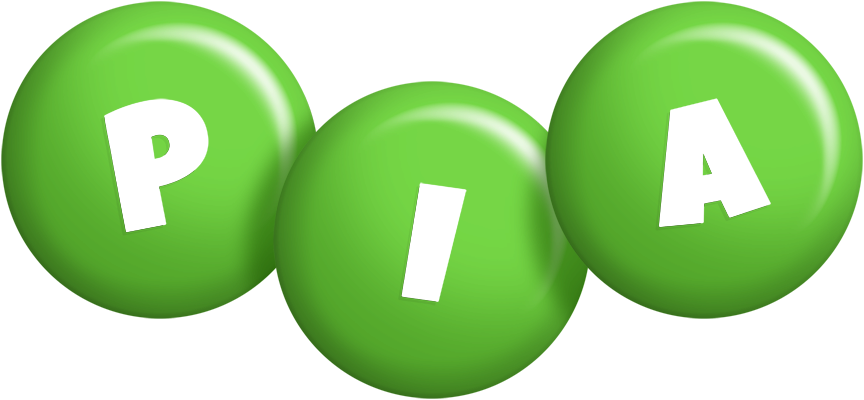 Pia candy-green logo