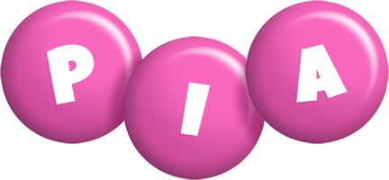 Pia candy-pink logo
