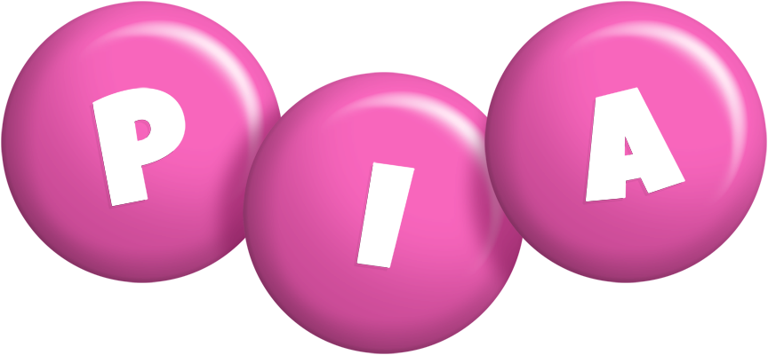 Pia candy-pink logo