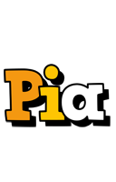 Pia cartoon logo