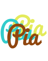 Pia cupcake logo