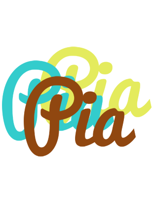 Pia cupcake logo