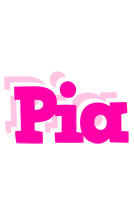 Pia dancing logo