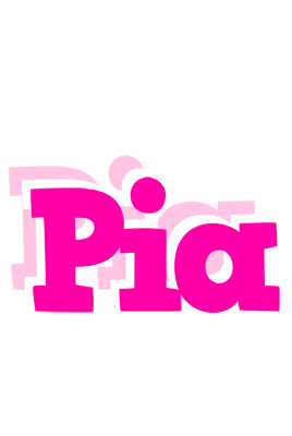 Pia dancing logo