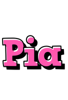 Pia girlish logo