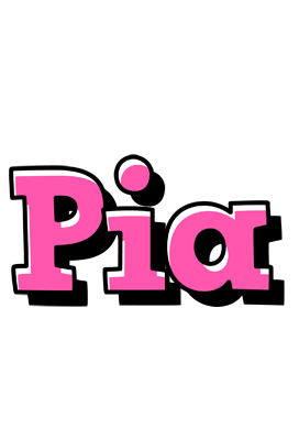 Pia girlish logo