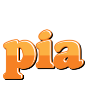 Pia orange logo