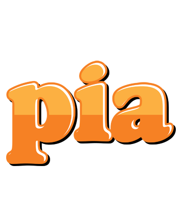 Pia orange logo