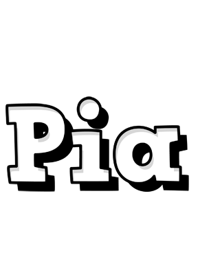 Pia snowing logo