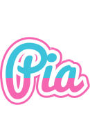 Pia woman logo