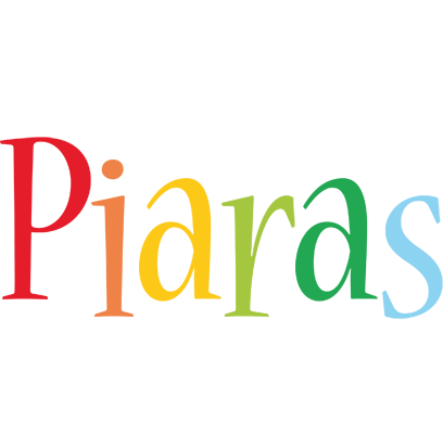 Piaras birthday logo