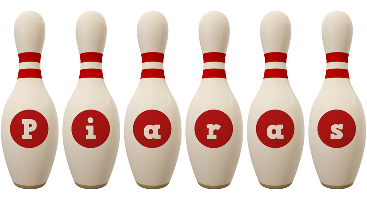 Piaras bowling-pin logo